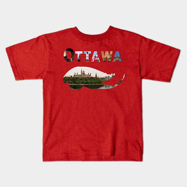 Ottawa Kids T-Shirt by DarioNelaj